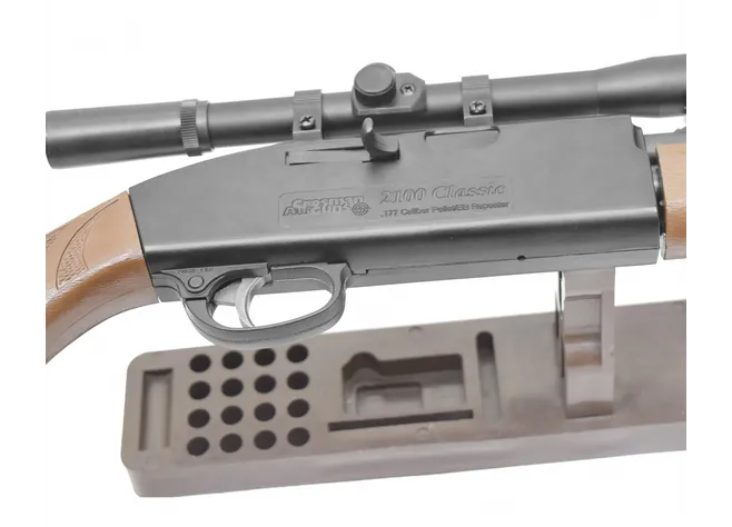 Пневматична гвинтівка Crosman Classic 2100X з прицілом 4х15мм. 4,5 мм Фото 3